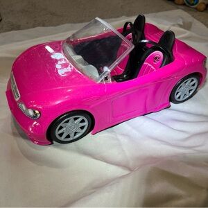 Mattel Barbie Pink Convertible Car Playset